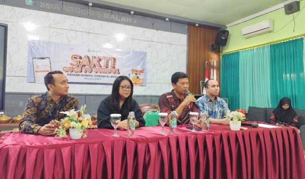 SMAN 6 Kota Malang Jadi Sekolah Pertama dalam Sosialisasi Nutrition Education EduFarmers Foundation International